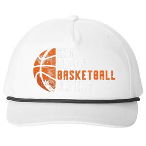 Basketball Coach Eat Sleep Basketball Repeat Basketball Snapback Five-Panel Rope Hat