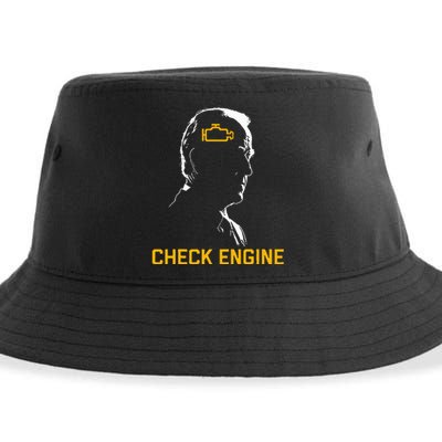 Biden Check Engine Sustainable Bucket Hat