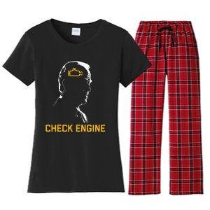 Biden Check Engine Women's Flannel Pajama Set