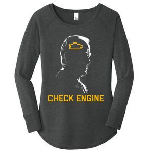 Biden Check Engine Women's Perfect Tri Tunic Long Sleeve Shirt