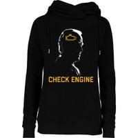 Biden Check Engine Womens Funnel Neck Pullover Hood