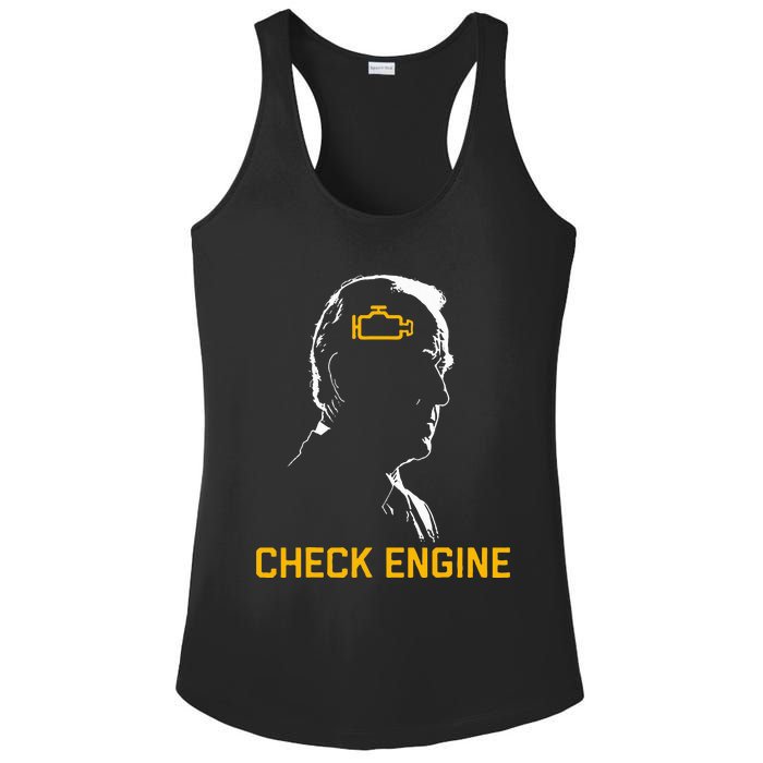 Biden Check Engine Ladies PosiCharge Competitor Racerback Tank