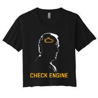 Biden Check Engine Women's Crop Top Tee