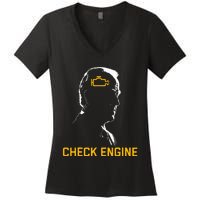 Biden Check Engine Women's V-Neck T-Shirt