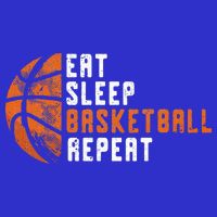 Basketball Coach Eat Sleep Basketball Repeat Button