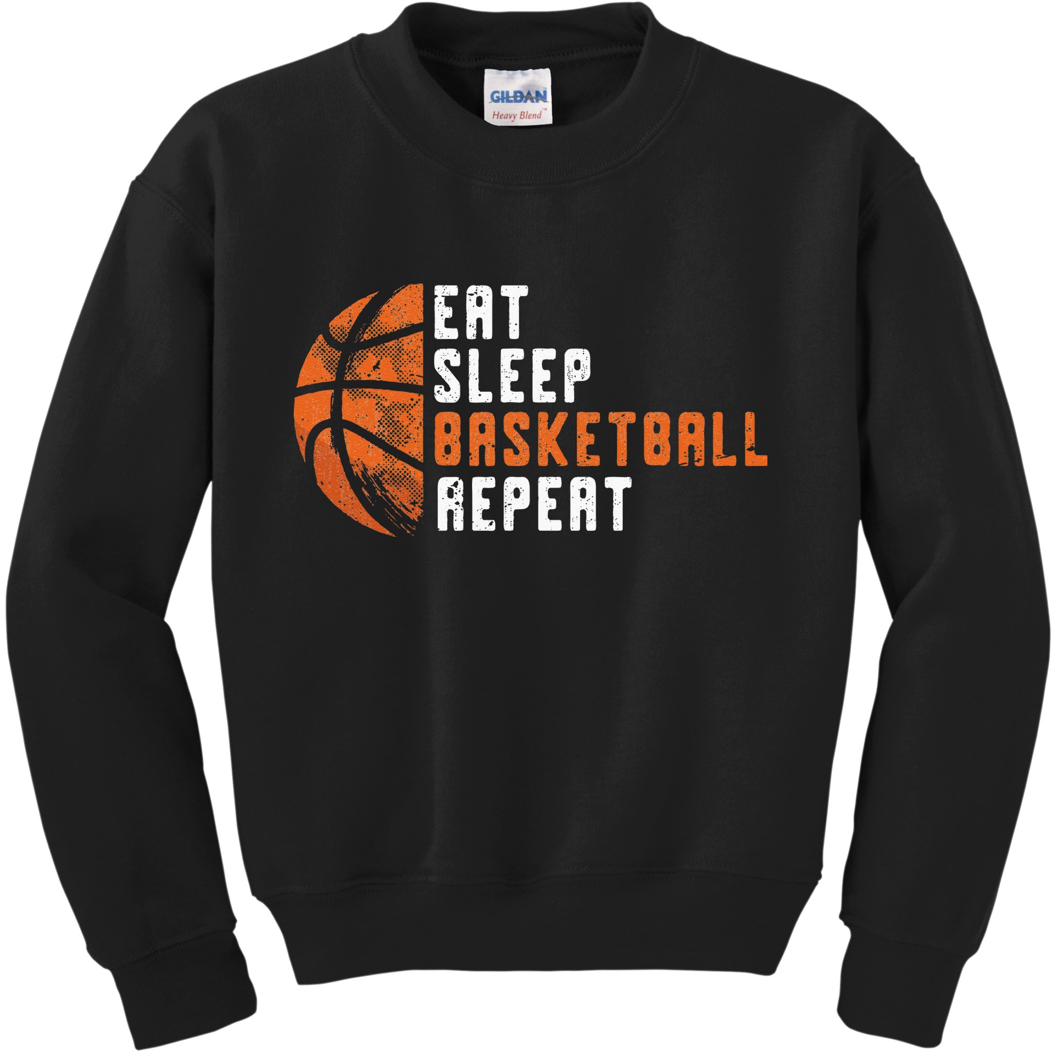 Basketball Coach Eat Sleep Basketball Repeat Basketball Kids Sweatshirt