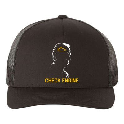 Biden Check Engine Yupoong Adult 5-Panel Trucker Hat