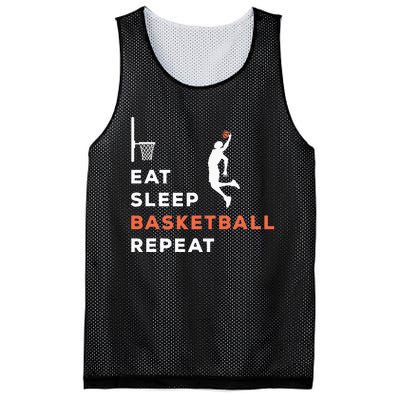 Basketball Coach Eat Sleep Basketball Repeat Basketball Mesh Reversible Basketball Jersey Tank