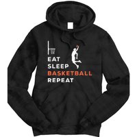 Basketball Coach Eat Sleep Basketball Repeat Basketball Tie Dye Hoodie