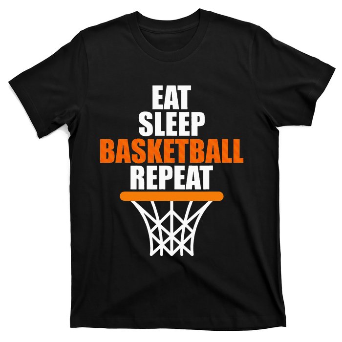 Basketball Coach Eat Sleep Basketball Repeat Basketball T-Shirt