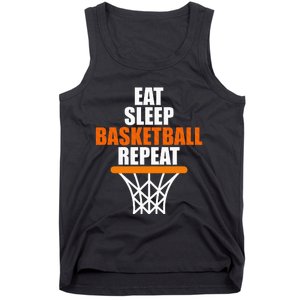 Basketball Coach Eat Sleep Basketball Repeat Basketball Tank Top