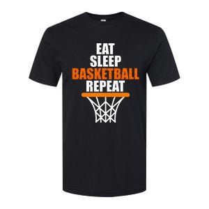 Basketball Coach Eat Sleep Basketball Repeat Basketball Softstyle CVC T-Shirt