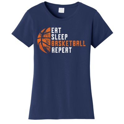 Basketball Coach Eat Sleep Basketball Repeat Basketball Women's T-Shirt