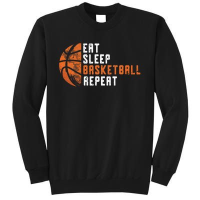 Basketball Coach Eat Sleep Basketball Repeat Basketball Sweatshirt