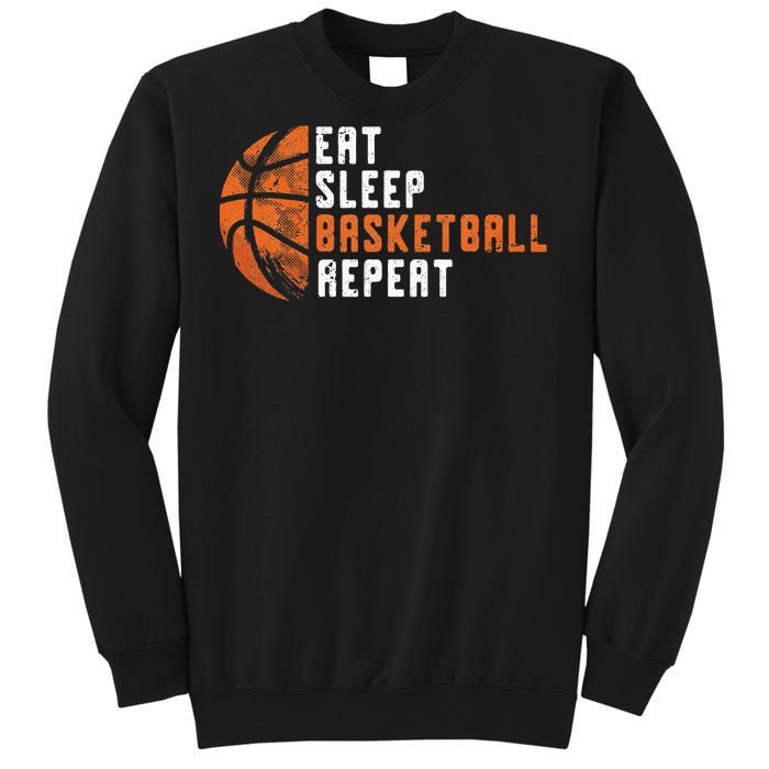 Basketball Coach Eat Sleep Basketball Repeat Basketball Sweatshirt