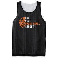 Basketball Coach Eat Sleep Basketball Repeat Basketball Mesh Reversible Basketball Jersey Tank