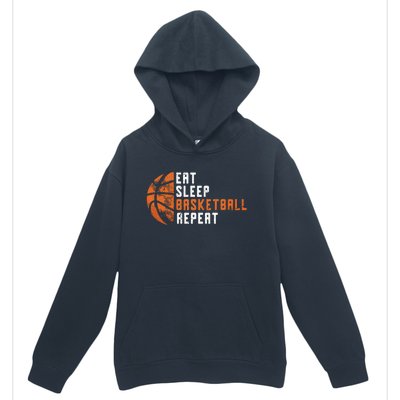 Basketball Coach Eat Sleep Basketball Repeat Basketball Urban Pullover Hoodie