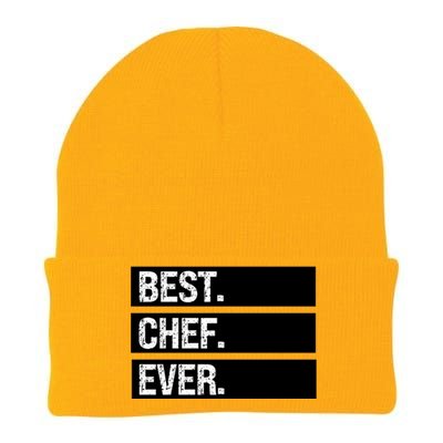 Best Chef Ever Funny Chef Culinary Sous Chef Pastry Chef Gift Knit Cap Winter Beanie