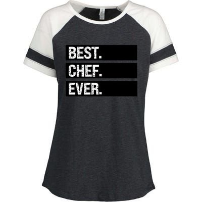 Best Chef Ever Funny Chef Culinary Sous Chef Pastry Chef Gift Enza Ladies Jersey Colorblock Tee