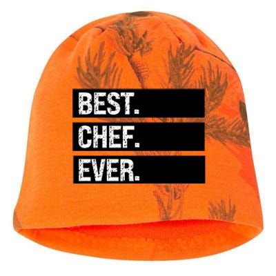 Best Chef Ever Funny Chef Culinary Sous Chef Pastry Chef Gift Kati - Camo Knit Beanie