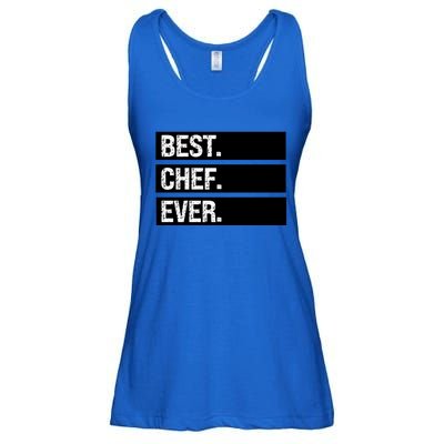 Best Chef Ever Funny Chef Culinary Sous Chef Pastry Chef Gift Ladies Essential Flowy Tank