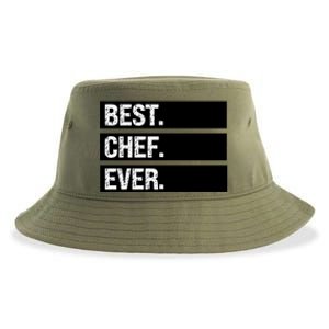 Best Chef Ever Funny Chef Culinary Sous Chef Pastry Chef Gift Sustainable Bucket Hat