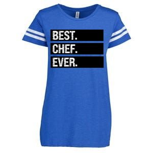 Best Chef Ever Funny Chef Culinary Sous Chef Pastry Chef Gift Enza Ladies Jersey Football T-Shirt