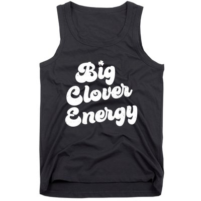 Big Clover Energy Retro Vintage Groovy Tank Top