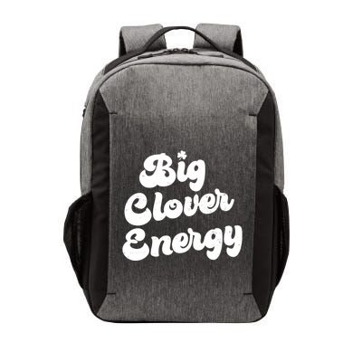 Big Clover Energy Retro Vintage Groovy Vector Backpack