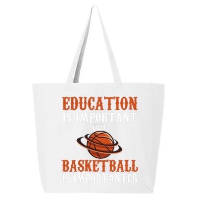 Basketball Coach Education Is Important 25L Jumbo Tote