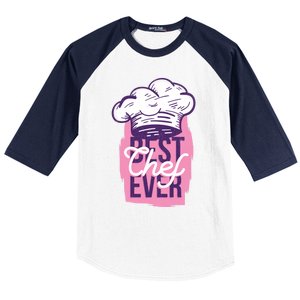 Best Chef Ever Funny Cooking Cook Funny Gift Mom Daughter Funny Gift Baseball Sleeve Shirt