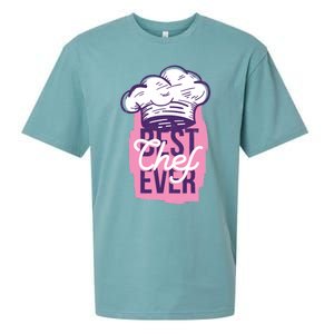 Best Chef Ever Funny Cooking Cook Funny Gift Mom Daughter Funny Gift Sueded Cloud Jersey T-Shirt