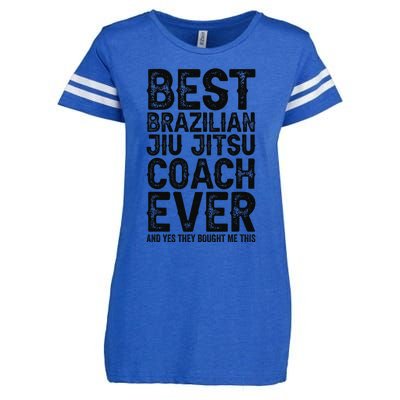 Best Coach Ever And Bought Me This - Jiu Jitsu Coach Enza Ladies Jersey Football T-Shirt