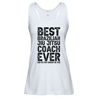 Best Coach Ever And Bought Me This - Jiu Jitsu Coach Ladies Essential Flowy Tank