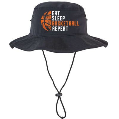 Basketball Coach Eat Sleep Basketball Repeat Basketball Legacy Cool Fit Booney Bucket Hat