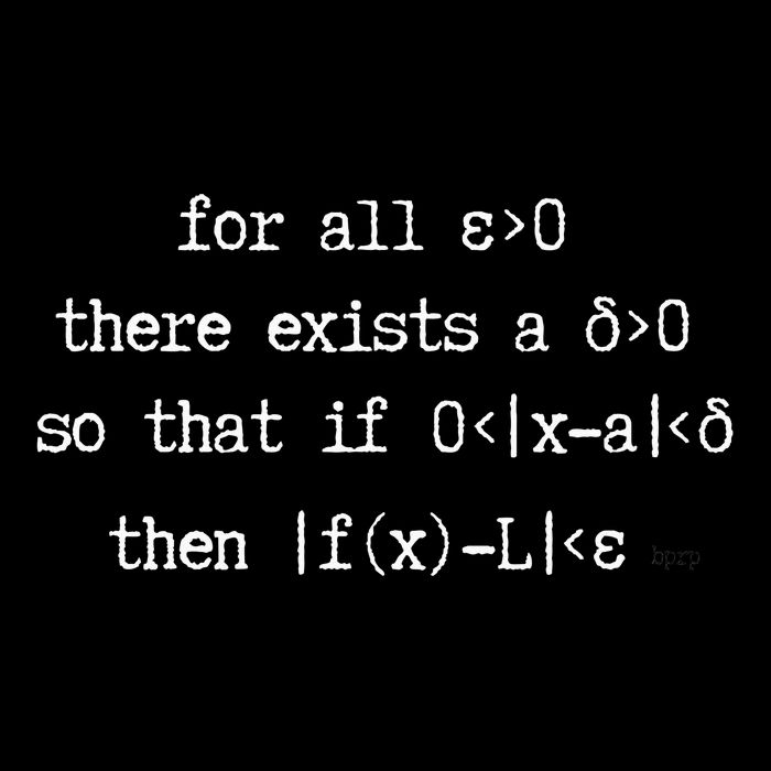 Blackpenredpen Calculus Epsilondelta Definition Of A Limit Mousepad