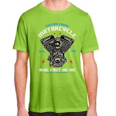 Bike Custom Engine Mechanics Gift Adult ChromaSoft Performance T-Shirt