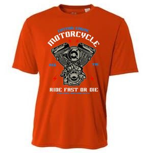 Bike Custom Engine Mechanics Gift Cooling Performance Crew T-Shirt