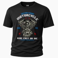 Bike Custom Engine Mechanics Gift Cooling Performance Crew T-Shirt