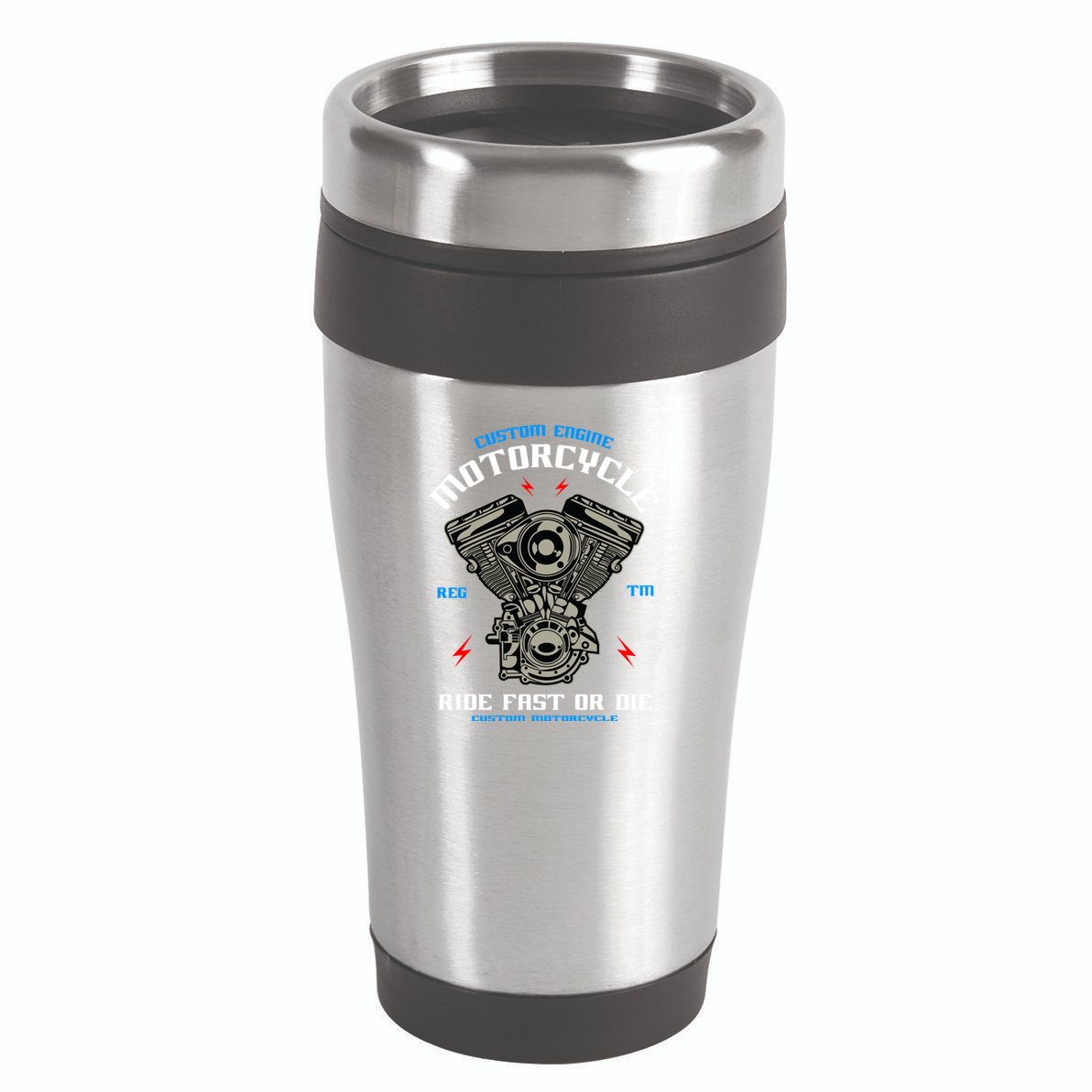 Bike Custom Engine Mechanics Gift 16oz Travel Tumbler