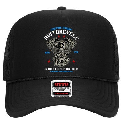 Bike Custom Engine Mechanics Gift Trucker Hat