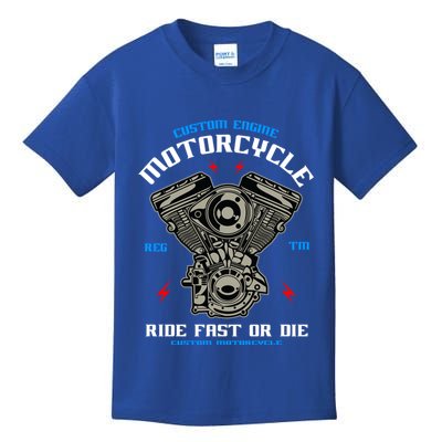 Bike Custom Engine Mechanics Gift Kids T-Shirt