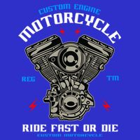 Bike Custom Engine Mechanics Gift Zip Tote Bag