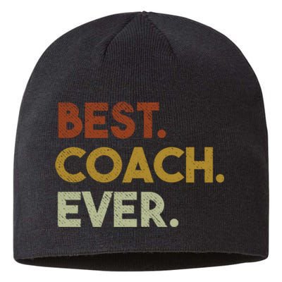 Best Coach Ever Gift For Sports Coach Gift Sustainable Beanie