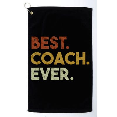 Best Coach Ever Gift For Sports Coach Gift Golf Towel