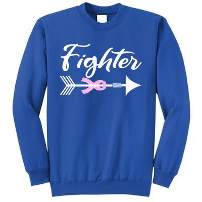 Breast Cancer Fighter Tall Sweatshirt