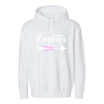 Breast Cancer Fighter Garment-Dyed Fleece Hoodie