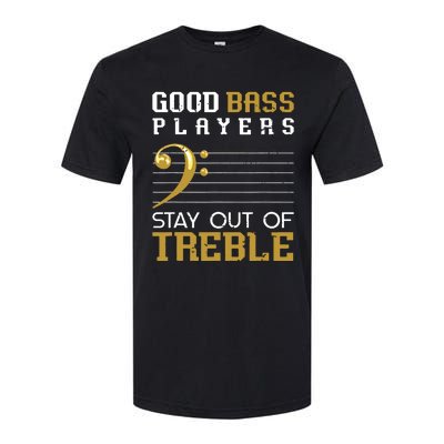 Bass Clef Funny Bass Player Gift Bass Guitar Softstyle CVC T-Shirt