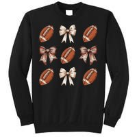 Brown Coquette Football Football Mom Sports Mom Sweatshirt