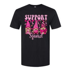 Breast Cancer For Gnomes Support Squad Gnomies Softstyle CVC T-Shirt